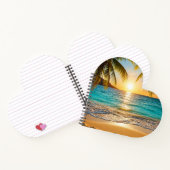 Golden Hour Palm Beach Notizblock (Innenseite)