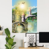 Golden Hour Poster (Heimbüro)
