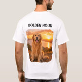 Golden Hour Retriever Herren T-Shirt (Rückseite)