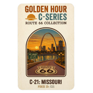 Golden Hour Route 66 C-Serie   Missouri Magnet