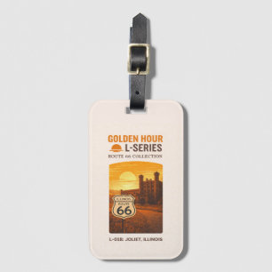 Golden Hour Route 66 L-Serie   Joliet Illinois Gepäckanhänger