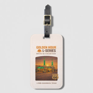 Golden Hour Route 66 L-Serie   Shamrock Texas Gepäckanhänger