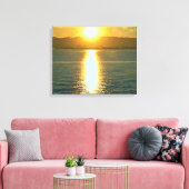 Golden Hour Sail Leinwanddruck (Insitu (Wohnzimmer))