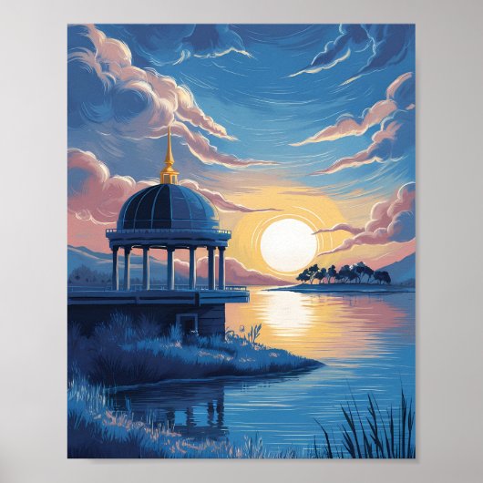 Golden Hour Sanctuary Poster (Vorne)