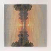 Golden Hour See Reflexion Impressionist  Puzzle (Horizontal)