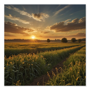 Golden Hour Serenity Fotodruck