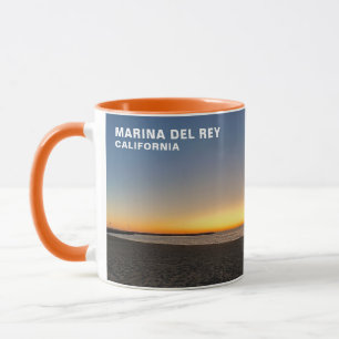 Golden Hour Sonnenuntergang - Marina Del Rey, CA T Tasse