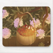 Golden Hour Strawberry Basket Mouse Pad Mousepad (Vorne)