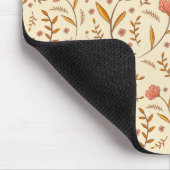 Golden Hour Study | Retro Ogee Floral Mouse Pad Mousepad (Ecke)