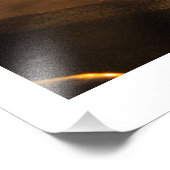 Golden Hour Sunet Fotodruck (Ecke)