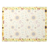 Golden Hour Sunflower | Standard Tear-Off Memo Notizblock (Vorderseite)