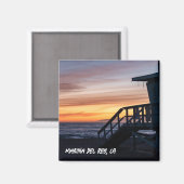 Golden Hour Sunset - Marina Del Rey, CA Magnet (Vorderseite/Rückseite)