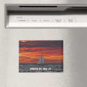 Golden Hour Sunset - Marina Del Rey, CA Magnet (In Situ (Geschirrspüler))