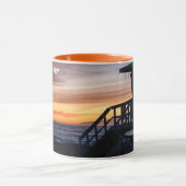 Golden Hour Sunset - Marina Del Rey, CA Tasse (Zentrum)