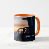 Golden Hour Sunset - Marina Del Rey, CA Tasse (VorderseiteRechts)