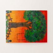 Golden Hour Tree Swing Puzzle (Horizontal)