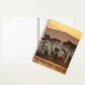 Golden Hour Trees Reflection Planner | Naturkunst Planer (Anzeige)