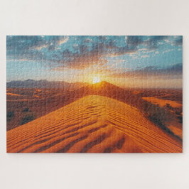 Golden Hour Wüste Landschaft Puzzle