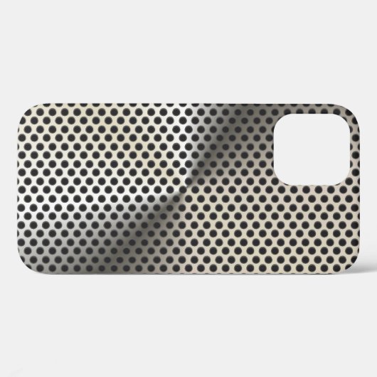 Golden Hued Perforated Metal Look Case-Mate iPhone Hülle (Rückseite (Horizontal))