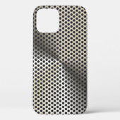 Golden Hued Perforated Metal Look Case-Mate iPhone Hülle (Rückseite)