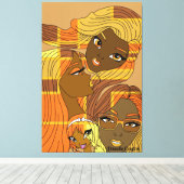 Golden Hues Leinwanddruck (Insitu (Holzboden))