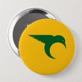 Golden Hummingbird Buttons - Stilisierte Flügel (Vorne & Hinten)