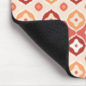 Golden-ikat-geometrisches Muster Mousepad (Ecke)