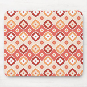 Golden-ikat-geometrisches Muster Mousepad
