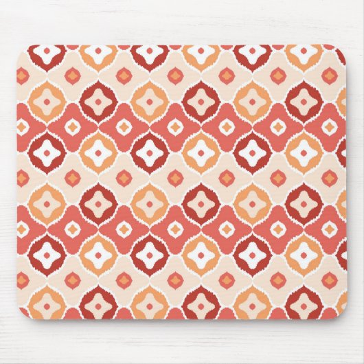 Golden-ikat-geometrisches Muster Mousepad (Vorne)