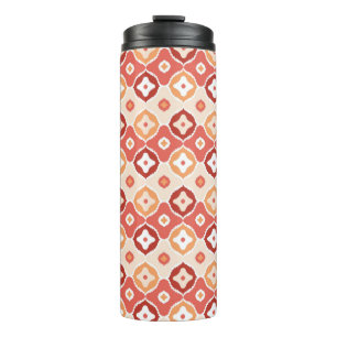 Golden-ikat-geometrisches Muster Thermosbecher