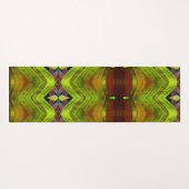 Golden Ikat x GL Yogamatte (Rückseite (Horizontal))