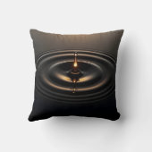 Golden Impact on Viscous Surface Kissen (Rückseite)