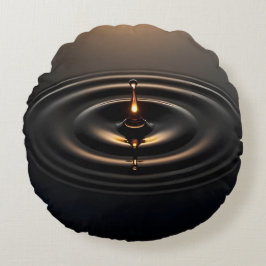 Golden Impact on Viscous Surface Rundes Kissen