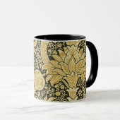 Golden Indian Pattern, William Morris Tasse (VorderseiteRechts)