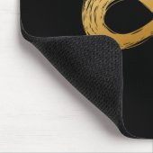 Golden Infinity Neurodiversity-Symbol - Autismus A Mousepad (Ecke)