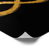 Golden Infinity Neurodiversity-Symbol - Autismus A Poster (Ecke)