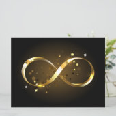 Golden Infinity Symbol Ankündigung (Stehend Vorderseite)