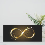 Golden Infinity Symbol Ankündigung (Stehend Vorderseite)
