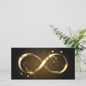 Golden Infinity Symbol Ankündigung (Stehend Vorderseite)