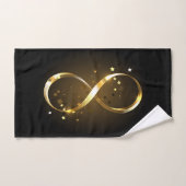 Golden Infinity Symbol Badhandtuch Set (Handtuch)