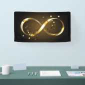 Golden Infinity Symbol Banner (Messe)