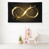 Golden Infinity Symbol Banner (Insitu)