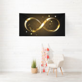 Golden Infinity Symbol Banner (Insitu)