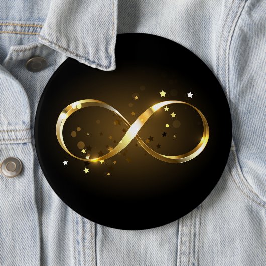 Golden Infinity Symbol Button (Beispiel)