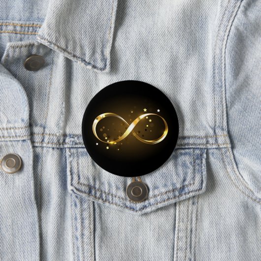 Golden Infinity Symbol Button (Beispiel)