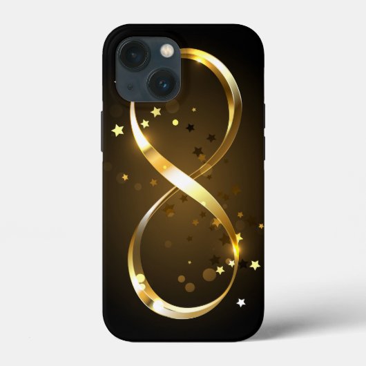 Golden Infinity Symbol Case-Mate iPhone Hülle (Rückseite)