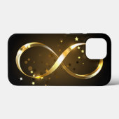 Golden Infinity Symbol Case-Mate iPhone Hülle (Rückseite (Horizontal))