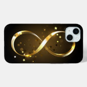 Golden Infinity Symbol Case-Mate iPhone Hülle (Rückseite (Horizontal))