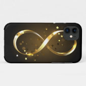 Golden Infinity Symbol Case-Mate iPhone Hülle (Rückseite (Horizontal))