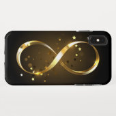 Golden Infinity Symbol Case-Mate iPhone Hülle (Rückseite (Horizontal))